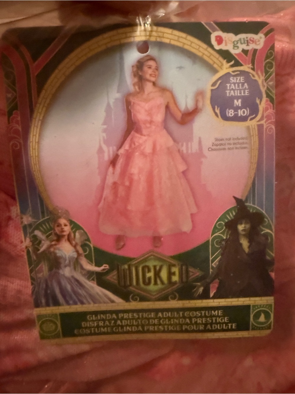 Glinda Prestige Women's Pink Fairy-Tale Dress Costume - Pink